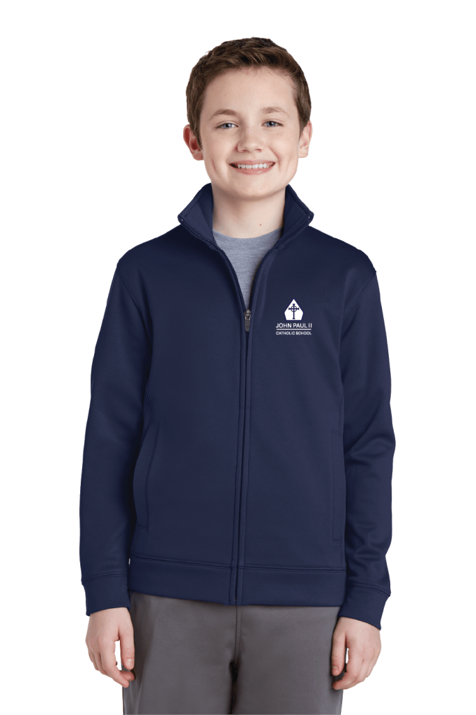 Youth Sport-Wick® Fleece Full-Zip Track Jacket
