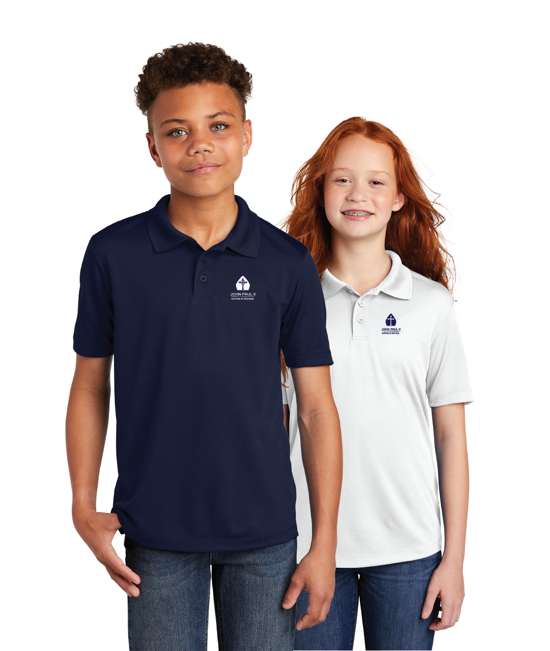 Youth PosiCharge® RacerMesh® Polo