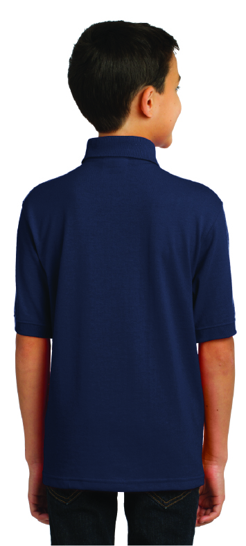 Youth Core Blend Jersey Knit Polo - Image 9