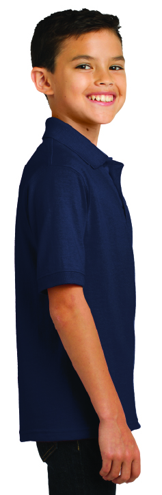 Youth Core Blend Jersey Knit Polo - Image 8