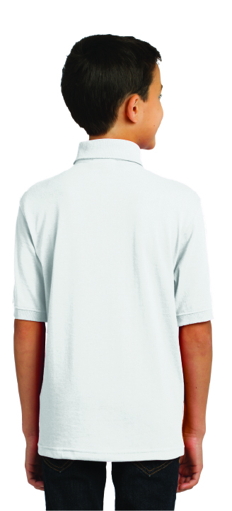 Youth Core Blend Jersey Knit Polo - Image 5