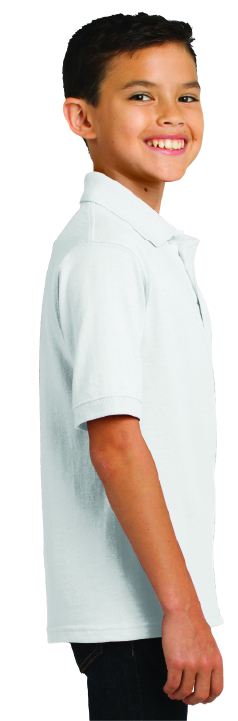 Youth Core Blend Jersey Knit Polo - Image 4