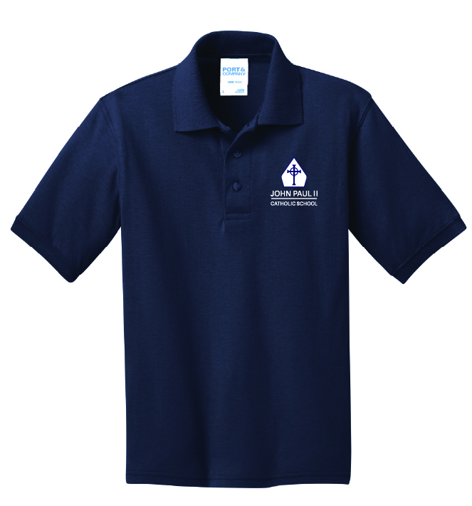 Youth Core Blend Jersey Knit Polo - Image 6